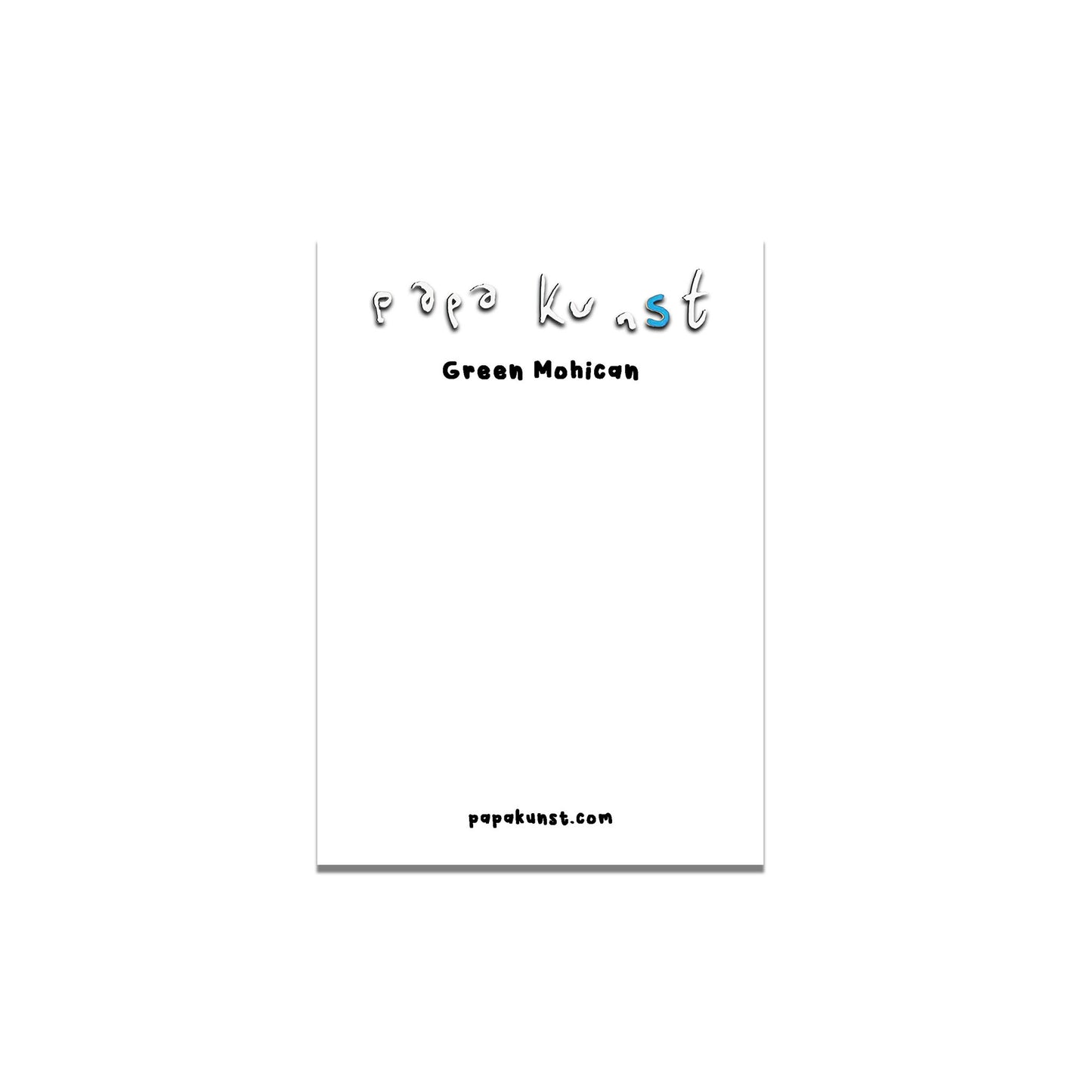 GREEN MOHICAN Postcard